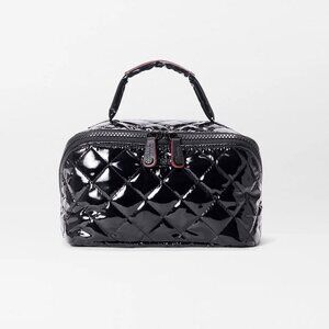 NWT Black Lacquer Metro Accordion Cosmetic Bag II